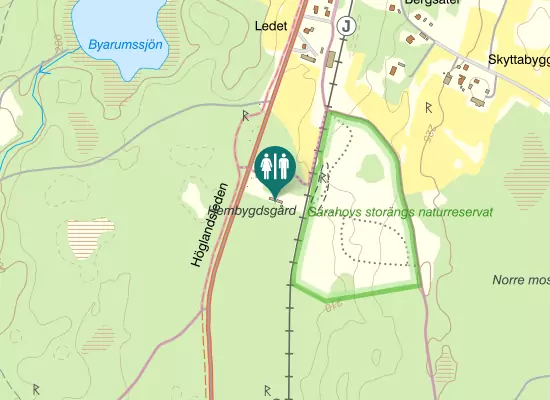 Karta over Lagastigen