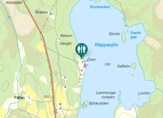 Karta over Lyckevägen