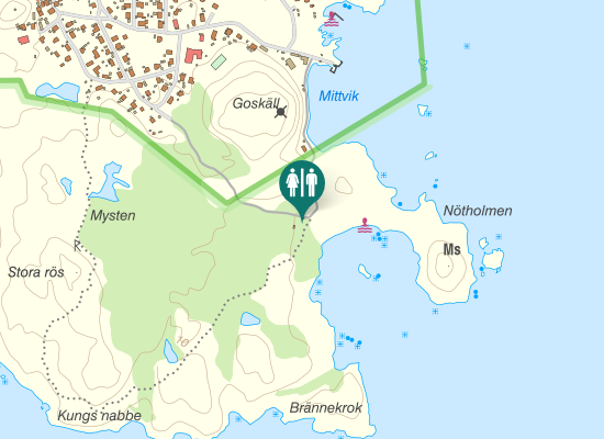 Karta over Trebänavägen