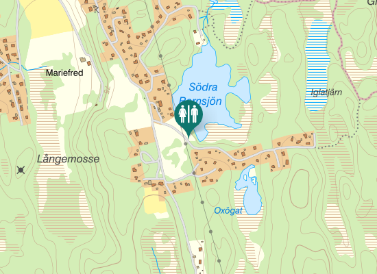 Karta över Barnsjövägen