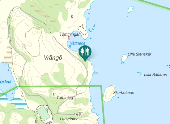 Karta over Norra slingan