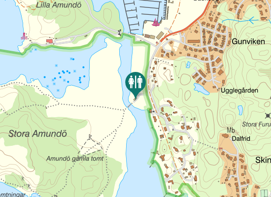 Karta over Brottkärrsvägen