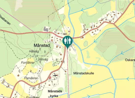 Karta over Bruntorpsvägen