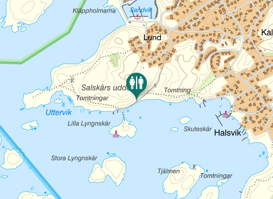 Karta over Utterviksvägen