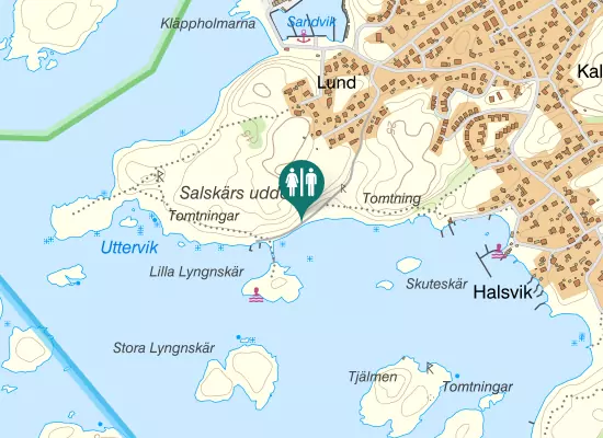 Karta over Utterviksvägen