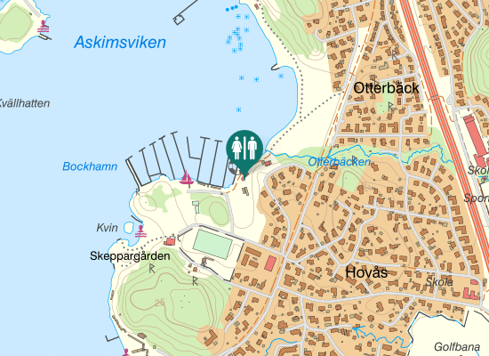 Karta over Skepparevägen 11