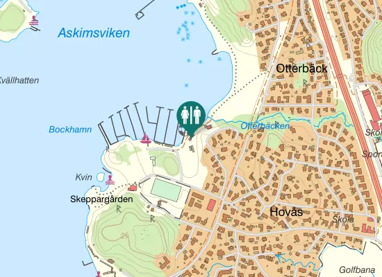 Karta over Skepparevägen 11