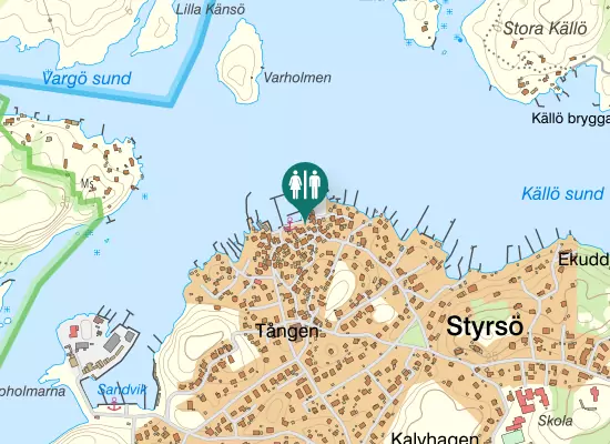 Karta over Båtebacken