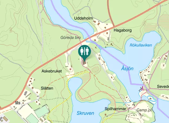 Karta over Skruvenrundan