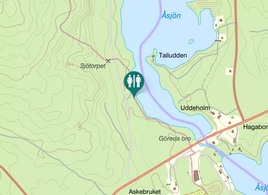 Karta over Silvervägen