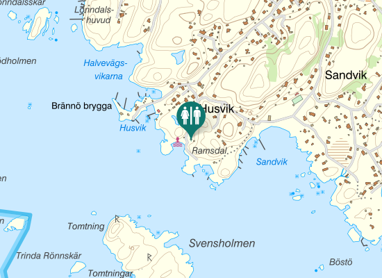 Karta över Ramsdalsvägen