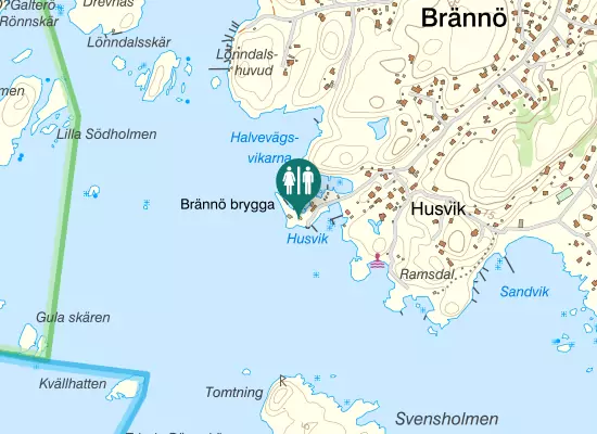 Karta over Husviksvägen