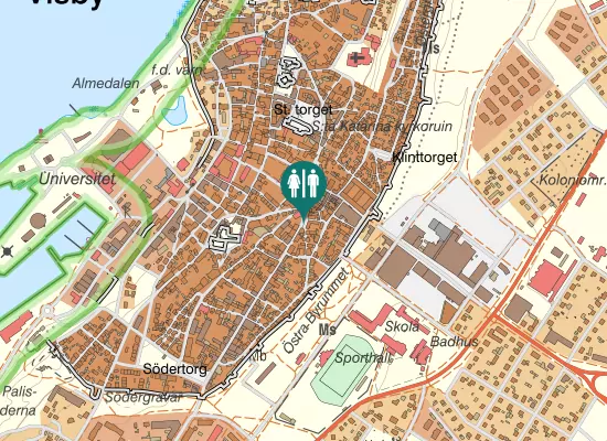Karta over Adelsgatan