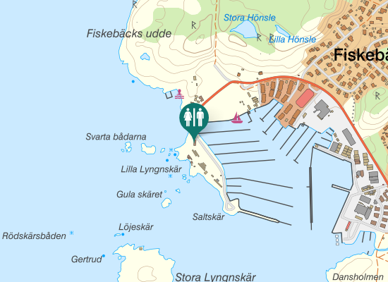 Karta over Hälleflundregatan 115