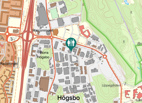 Karta over Beatrice Lesslies Gata 8