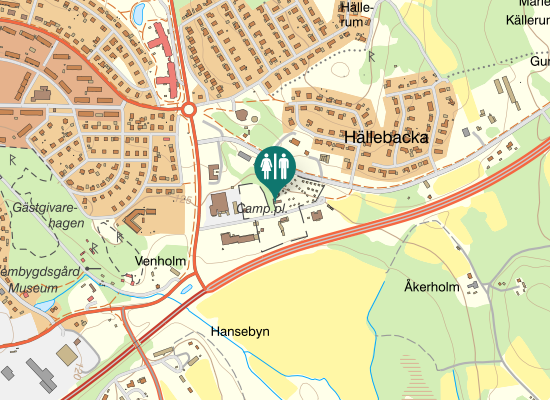 Karta över Traktorgatan