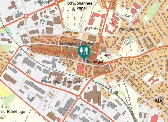 Karta over Stora Torget
