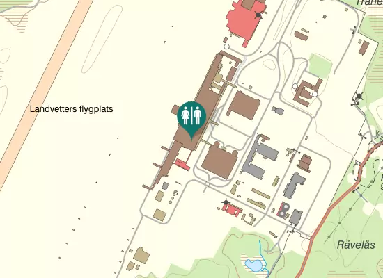 Karta over Flygplatsvägen