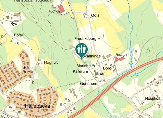 Karta över Birumsvägen