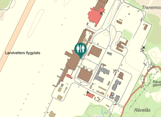 Karta över Flygplatsvägen