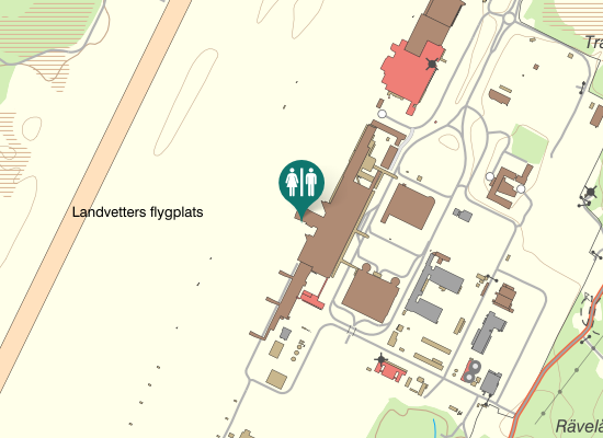 Karta över Flygplatsvägen