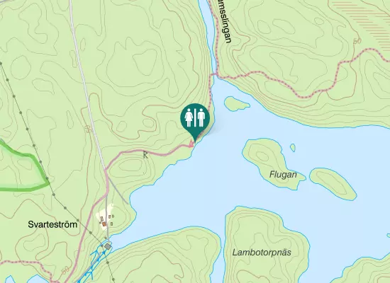 Karta over Läppebo