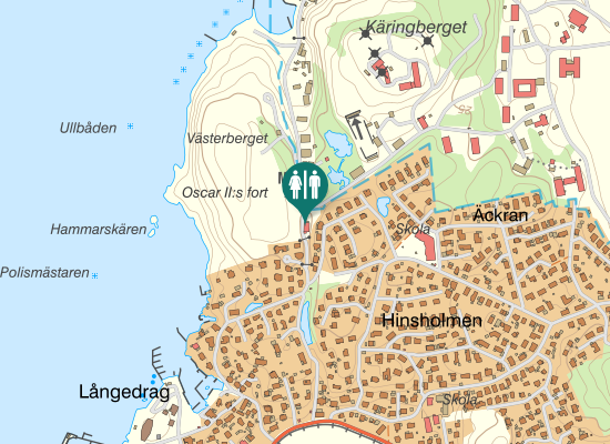 Karta över Hästeviksgatan