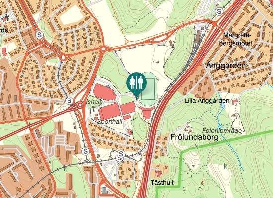 Karta over Lars Israel Wahlmans Väg