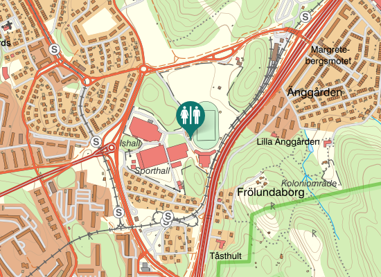 Karta över Lars Israel Wahlmans Väg