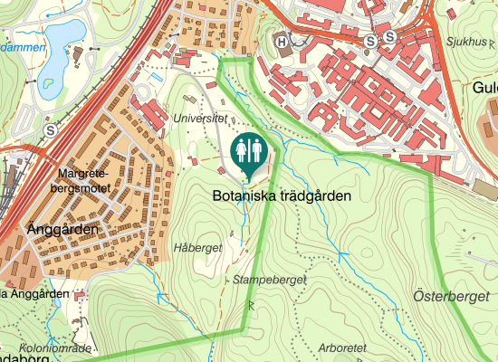 Karta over Fanny Gréns Väg