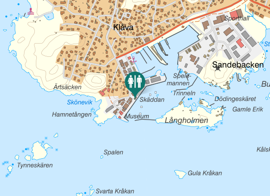 Karta over Västra vägen