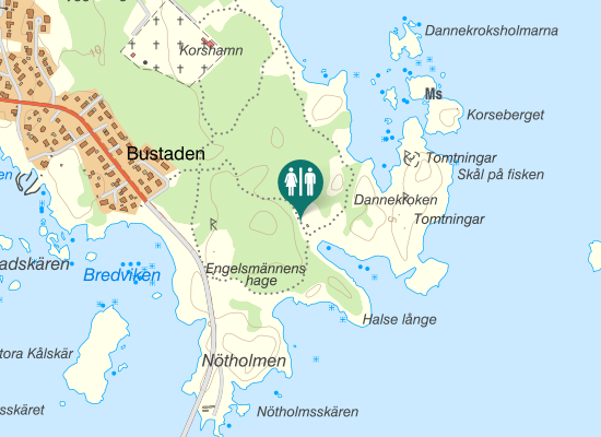 Karta över Bustadvägen