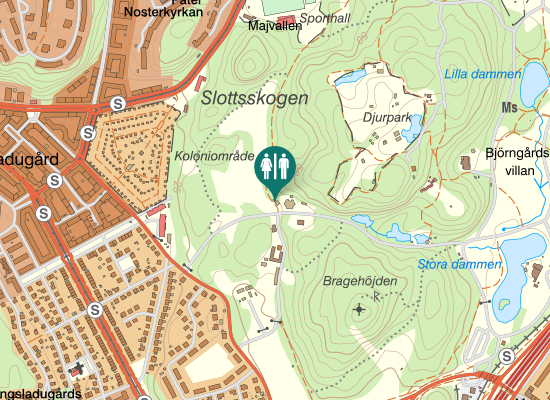 Karta over Plantskolevägen