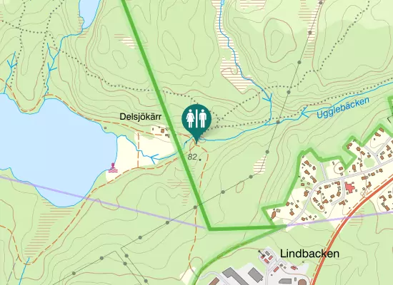 Karta over Kindboviksvägen