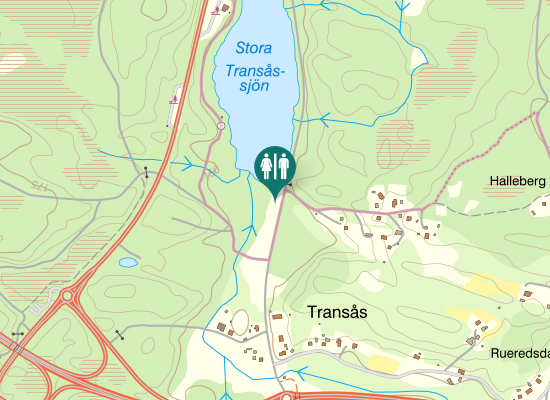 Karta över Kråkeredsvägen