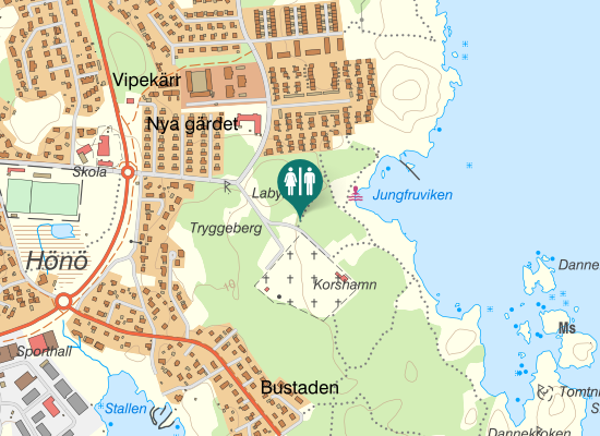 Karta over Lindblomsvägen