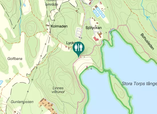 Karta over Västra Sjöslingan