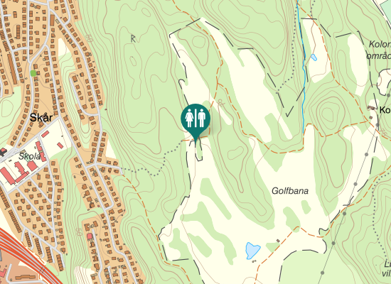 Karta över Gubben Pistols Stig