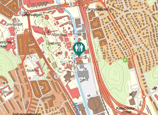 Karta över Liseberg