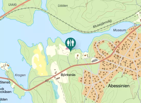 Karta over Kungsvägen