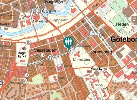 Karta over Vasagatan