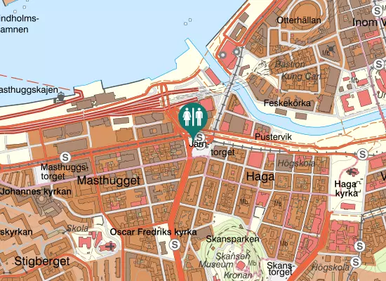 Karta over Järntorget