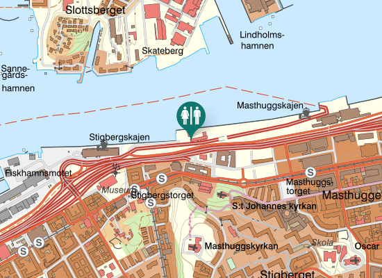 Karta over Masthuggskajen