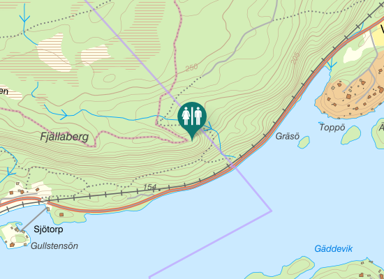 Karta över Boråsvägen