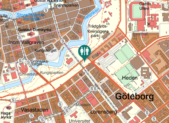 Karta over Nya Allén