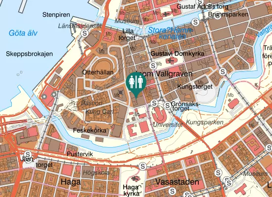 Karta över Magasinsgatan 17A
