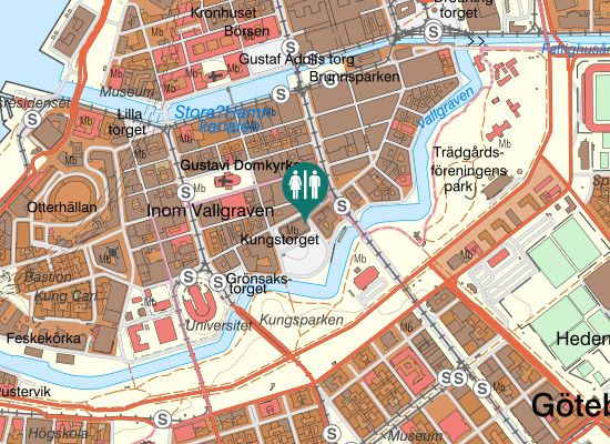 Karta over Kungstorget