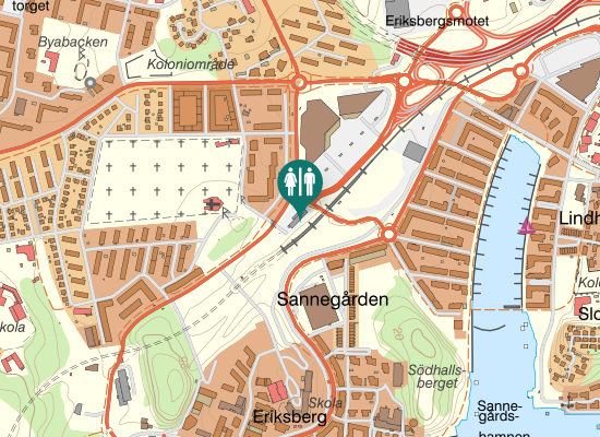 Karta over Nordviksgatan