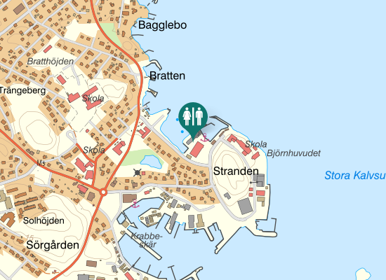 Karta over Björnhuvudsvägen 49