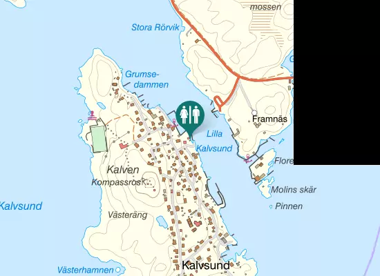 Karta over Lotsvägen 2